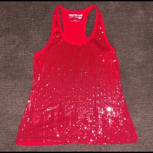 Women’s Sequins Tank Top (Large)